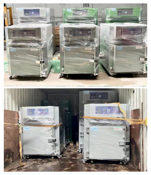 6臺(tái)非標(biāo)定制高溫老化試驗(yàn)箱， ?送貨廣州萬寶家用電器公司。